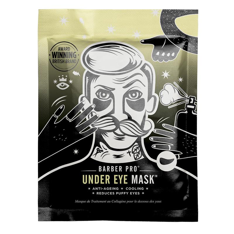 BARBER PRO UNDER EYE MASK with Activated Charcoal & Volcanic Ash